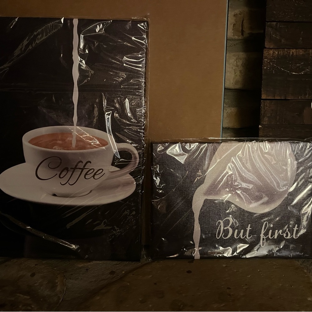 NEW in Plastic Coffee Design Cavases